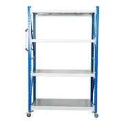 Стеллаж мобильный СТ-4 200x150x900 4 полки